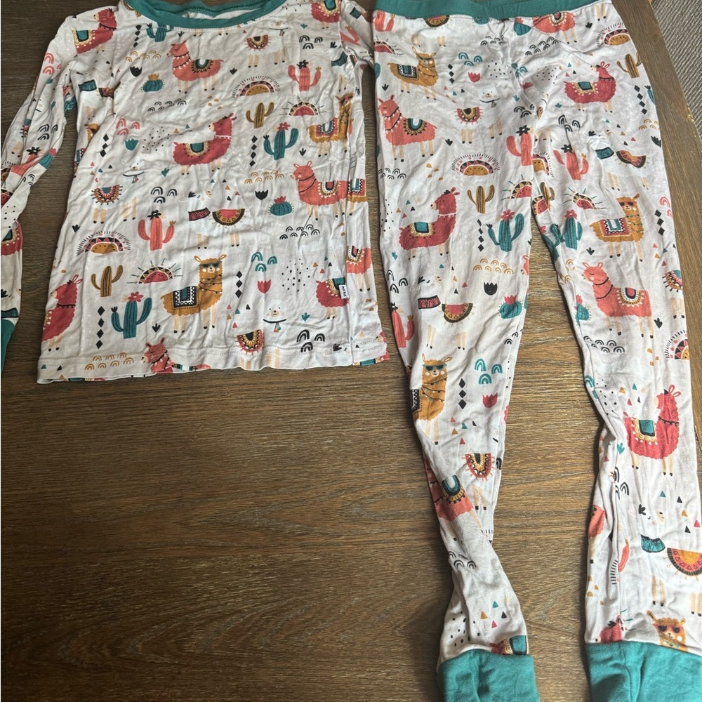 Little Sleepies Llama Print Pajama Set - 4T